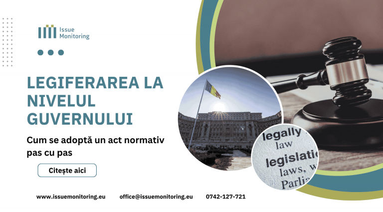 Legiferarea la nivelul Guvernului