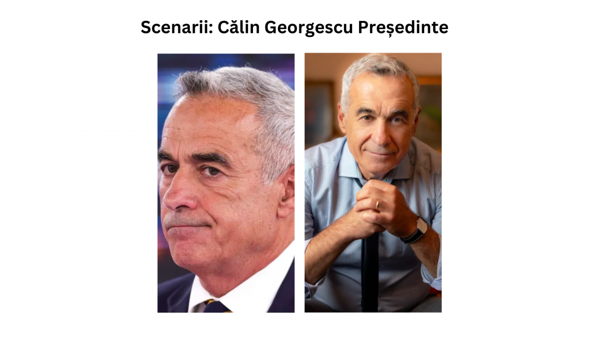 două poze cu Cătălin Georgescu, una zâmbind, una arătând sceptic