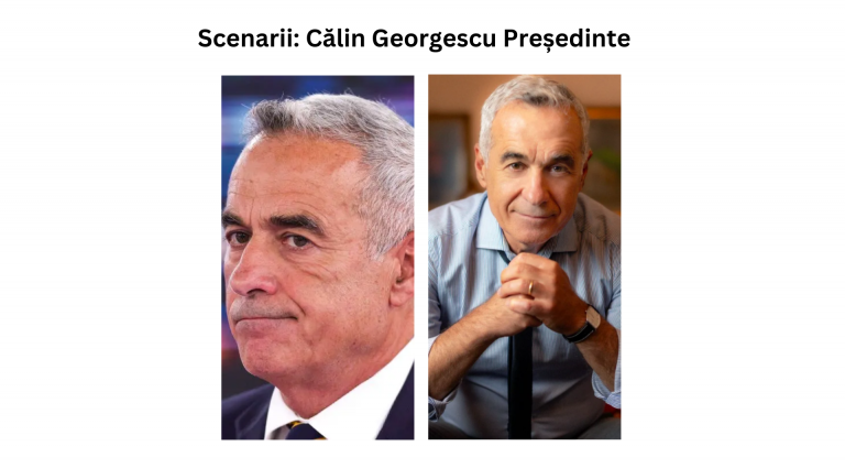 două poze cu Cătălin Georgescu, una zâmbind, una arătând sceptic