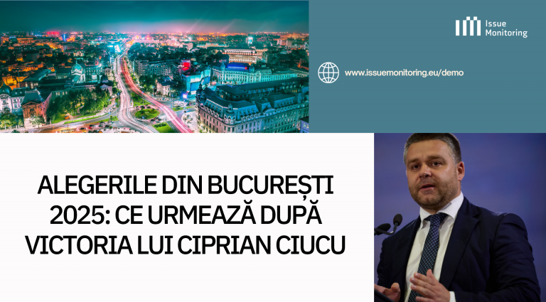 banner cu imagine cu bucurestiul noaptea si o fotografie cu ciprian Ciucu